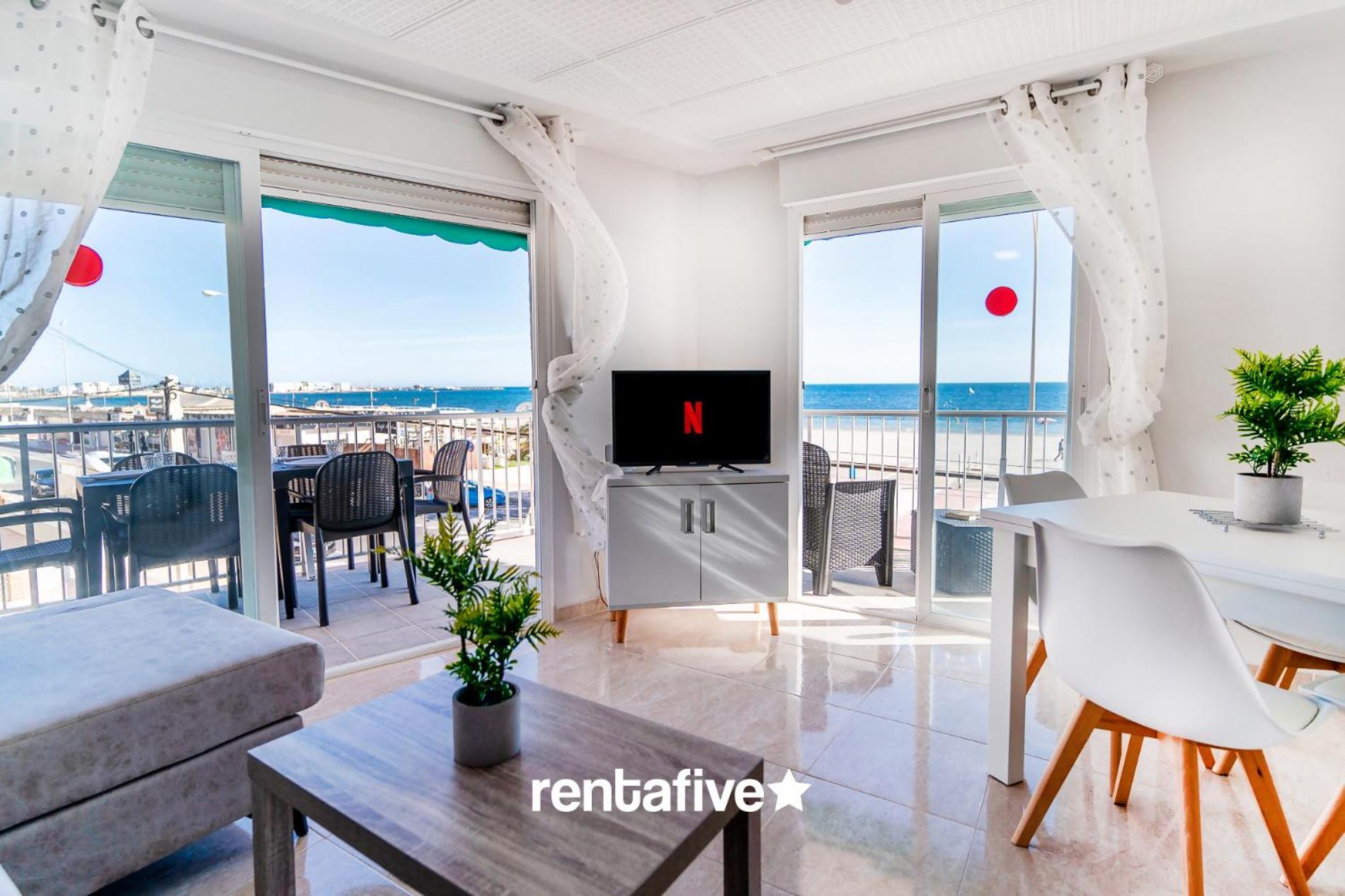 Rentafive Primera Linea Terraza Reformado Санта Пола Екстериор снимка