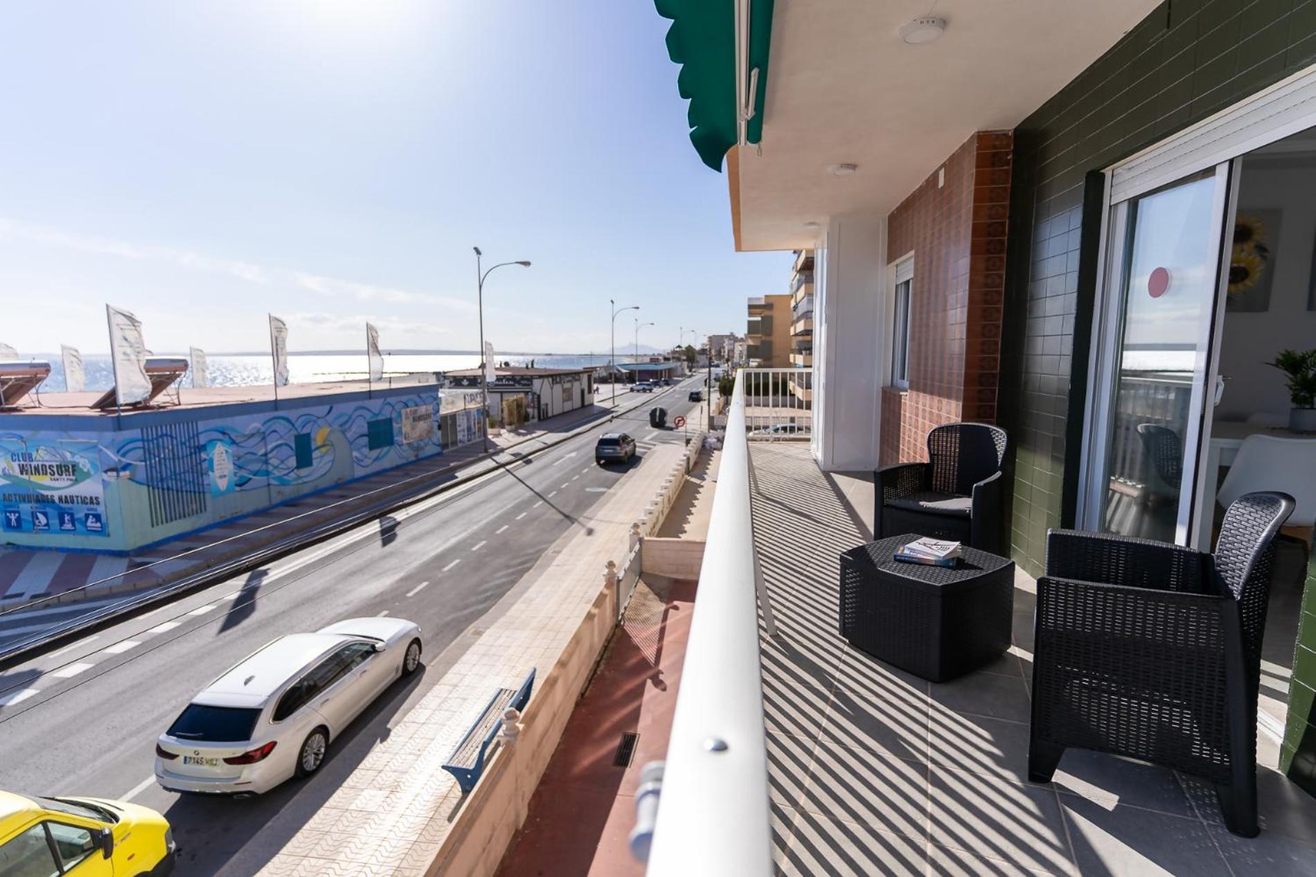 Rentafive Primera Linea Terraza Reformado Санта Пола Екстериор снимка